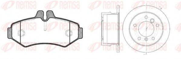 REMSA 873300 Комплект гальм, дисковий гальмівний механізм