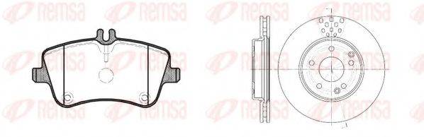 REMSA 876800 Комплект гальм, дисковий гальмівний механізм