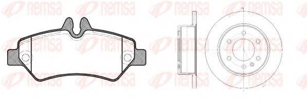 REMSA 8124600 Комплект гальм, дисковий гальмівний механізм