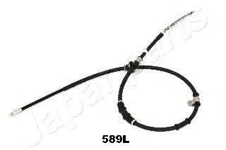 JAPANPARTS BC589L Трос, стоянкова гальмівна система
