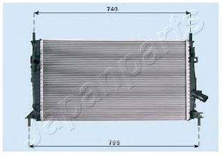 JAPANPARTS RDA053081 Радіатор, охолодження двигуна