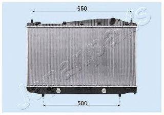 JAPANPARTS RDA313023 Радіатор, охолодження двигуна