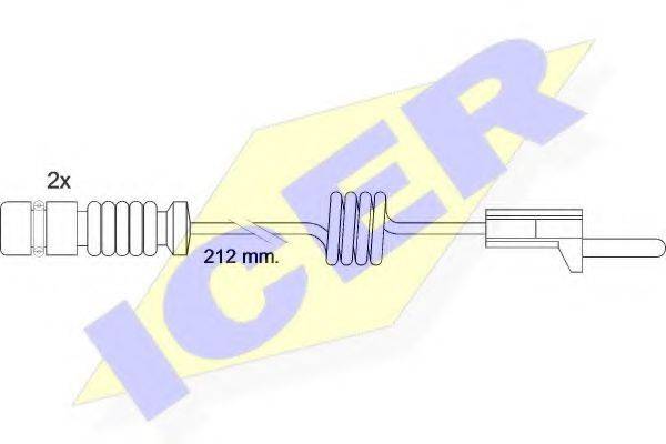 ICER 610259EC Сигналізатор, знос гальмівних колодок