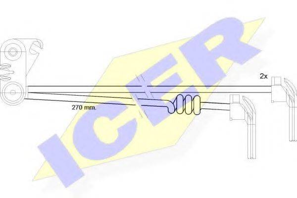 ICER 610280C Сигналізатор, знос гальмівних колодок