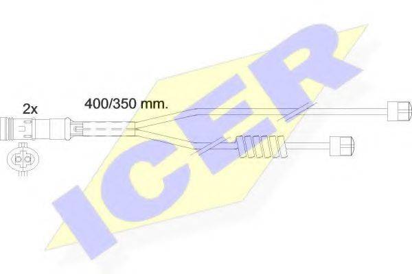 ICER 610338EC Сигналізатор, знос гальмівних колодок