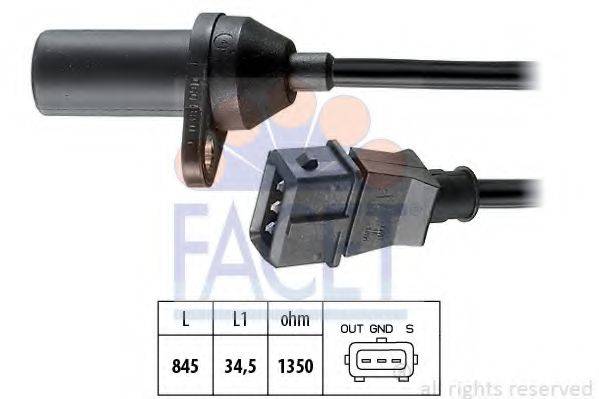 FACET 90381 Датчик імпульсів; Датчик імпульсів, маховик