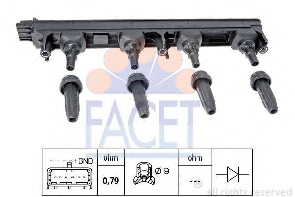 FACET 96376 Котушка запалювання