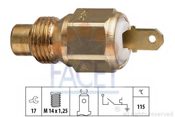 FACET 74047 термовимикач, сигнальна лампа рідини, що охолоджує