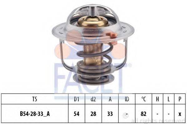 FACET 78371S Термостат, охолоджуюча рідина