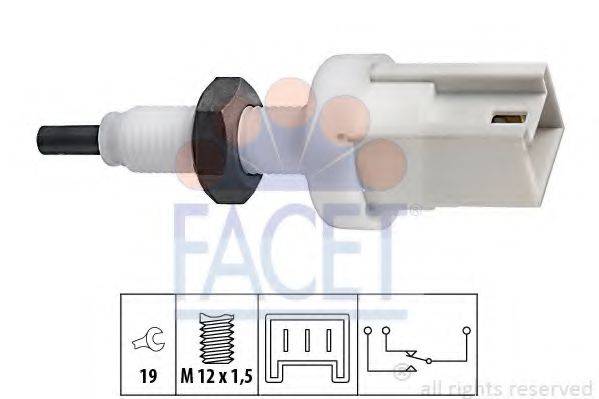 FACET 71067 Вимикач ліхтаря сигналу гальмування