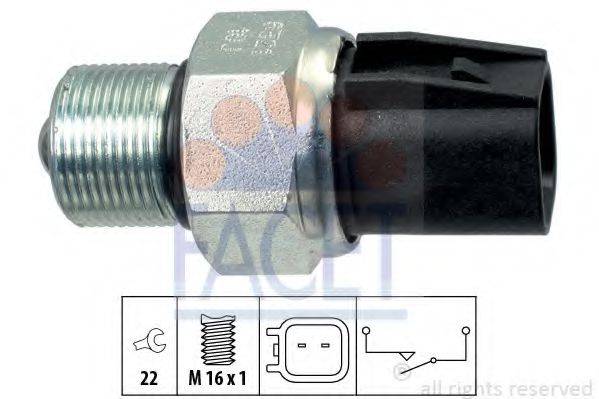 FACET 76321 Вимикач, фара заднього ходу