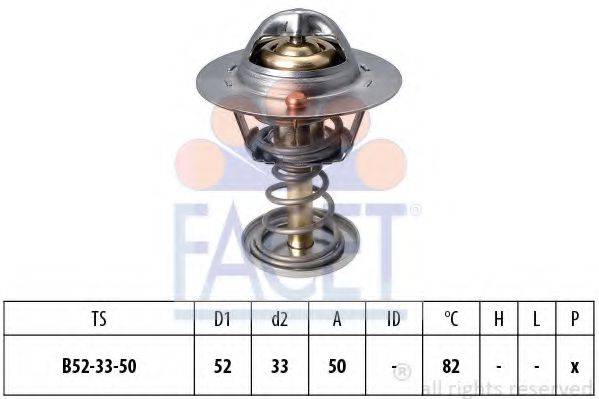 FACET 78674S Термостат, охолоджуюча рідина