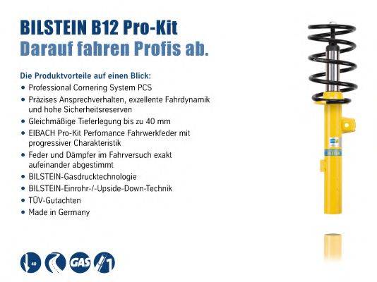 BILSTEIN BIL022016 Комплект ходової частини, пружини / амортизатори