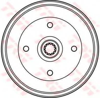 TRW DB4143 Гальмівний барабан