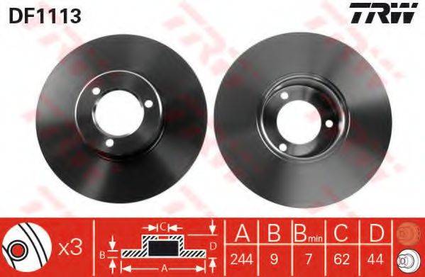 TRW DF1113 гальмівний диск
