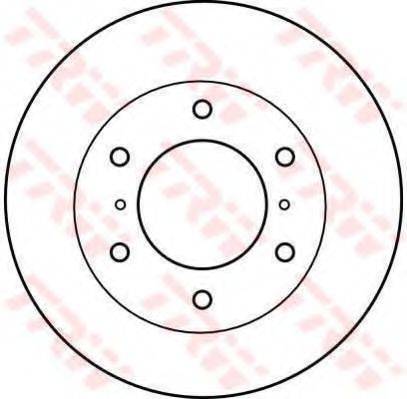 TRW DF4159 гальмівний диск