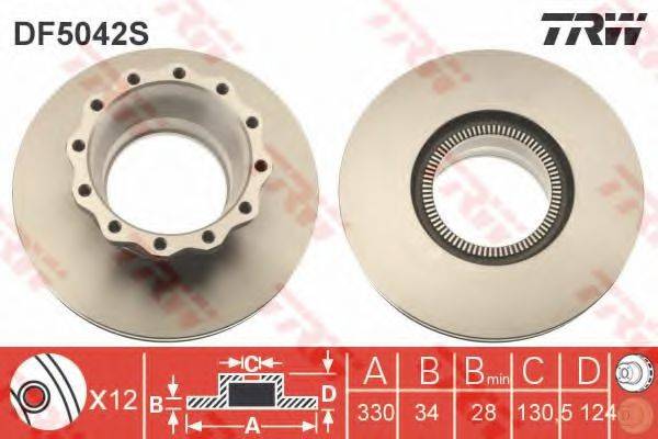 TRW DF5042S гальмівний диск