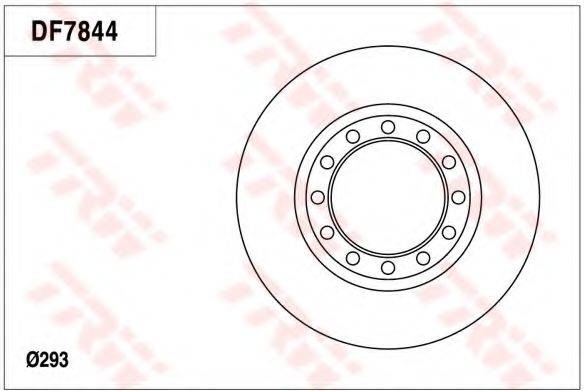 TRW DF7844 гальмівний диск