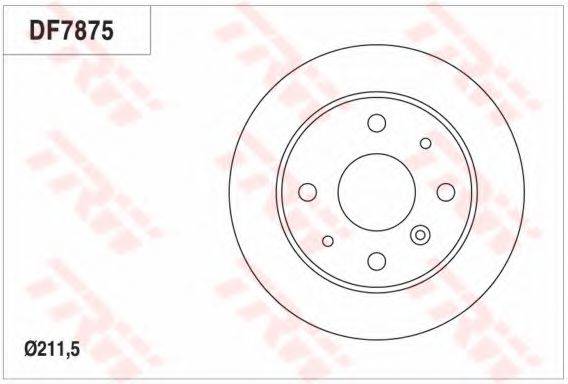 TRW DF7875 гальмівний диск