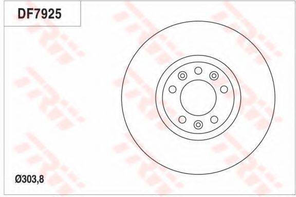 TRW DF7925 гальмівний диск