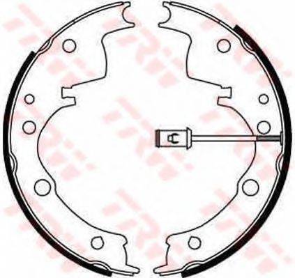 TRW GS8598 Комплект гальмівних колодок