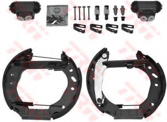 TRW GSK1654 Комплект гальмівних колодок