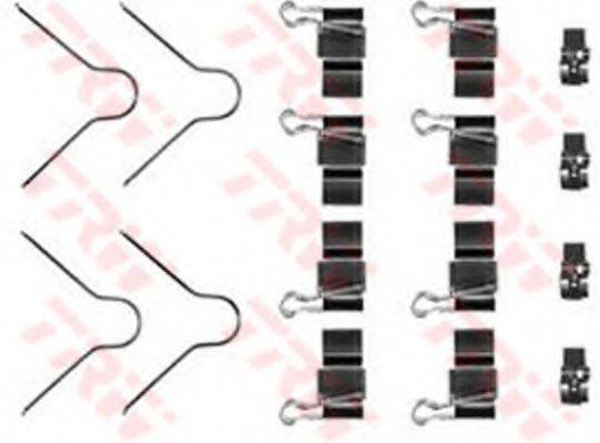 TRW PFK267 Комплектуючі, колодки дискового гальма