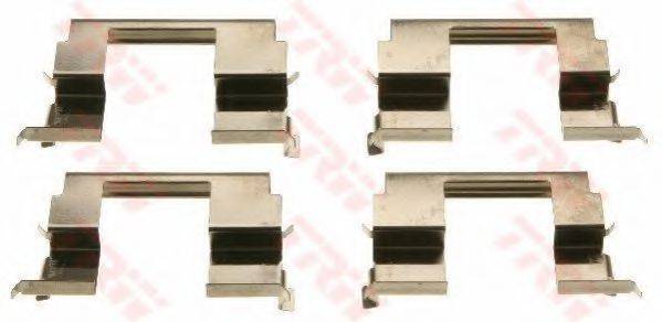 TRW PFK620 Комплектуючі, колодки дискового гальма