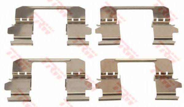 TRW PFK667 Комплектуючі, колодки дискового гальма