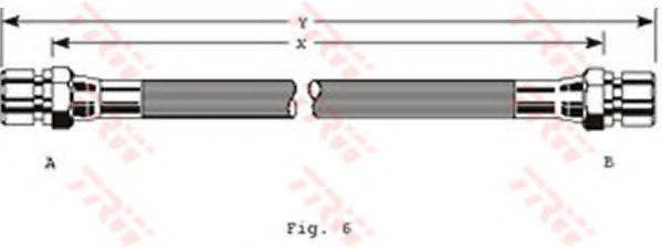 TRW PHA104 Гальмівний шланг