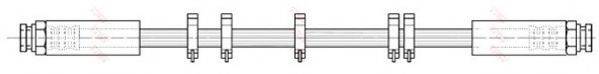 TRW PHA351 Гальмівний шланг