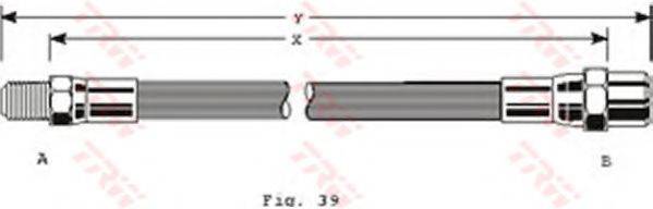 TRW PHB110 Гальмівний шланг