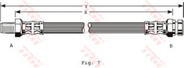 TRW PHB120 Гальмівний шланг