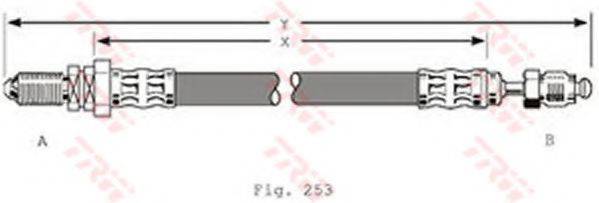 TRW PHC279 Гальмівний шланг