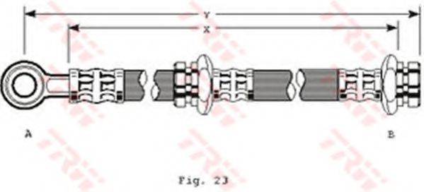 TRW PHD114 Гальмівний шланг