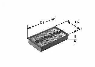 CLEAN FILTERS MA659 Повітряний фільтр