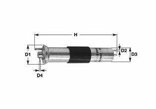 CLEAN FILTERS MBNA1531 Паливний фільтр
