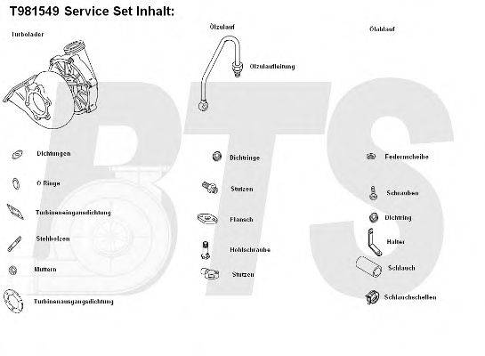 BTS TURBO T981549 Компресор наддув