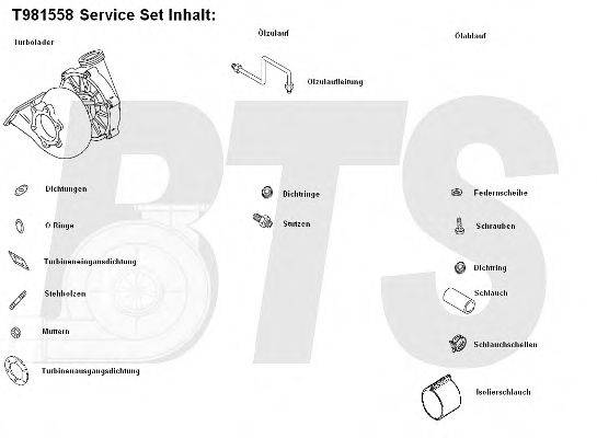 BTS TURBO T981558 Компресор наддув