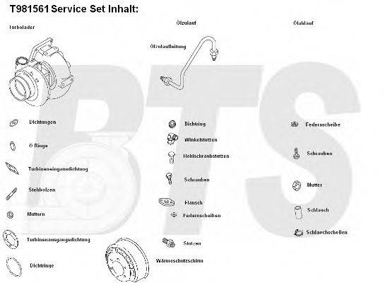 BTS TURBO T981561 Компресор наддув