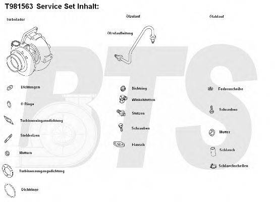 BTS TURBO T981563 Компресор наддув