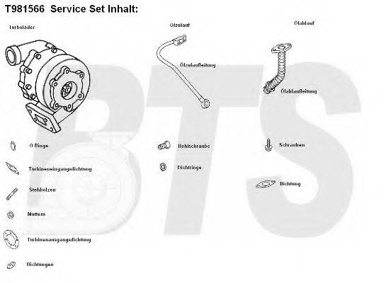 BTS TURBO T981556 Компресор наддув