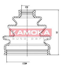 KAMOKA 1146830 Пильовик, приводний вал