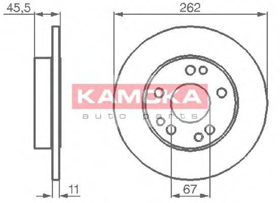 KAMOKA 103106 гальмівний диск