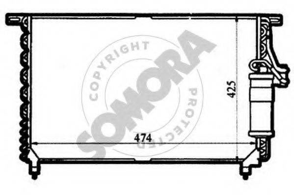 SOMORA 213260 Конденсатор, кондиціонер
