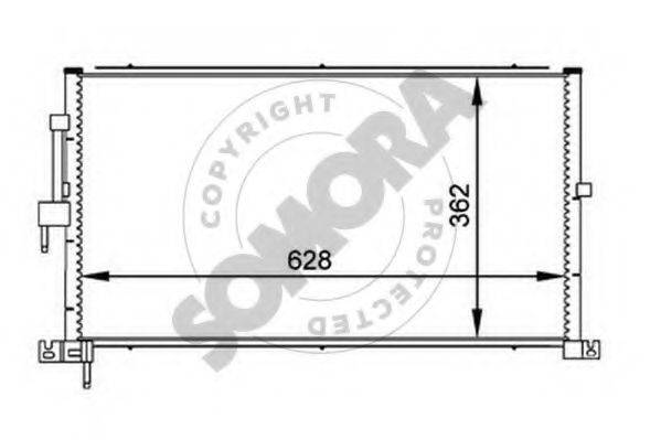 SOMORA 095260C Конденсатор, кондиціонер