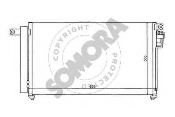 SOMORA 111160 Конденсатор, кондиціонер