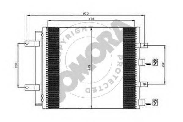 SOMORA 155060 Конденсатор, кондиціонер
