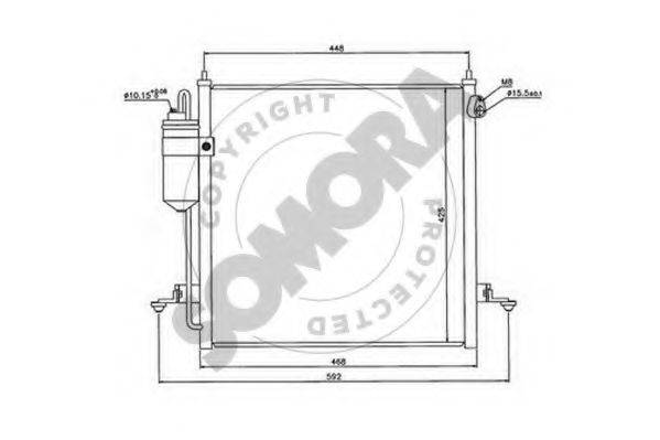 SOMORA 187160 Конденсатор, кондиціонер