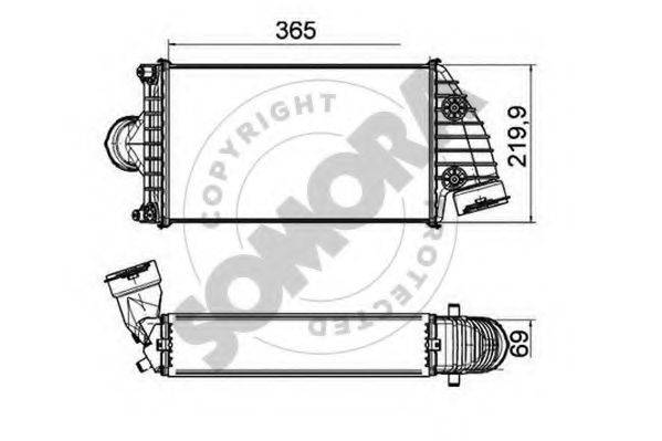 SOMORA 231045R Інтеркулер